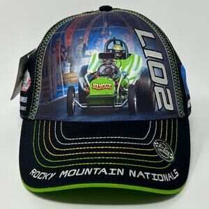 Rocky Mountain Nationals Drag Racing Hat Baseball Cap Mopar NHRA Strapback Black
